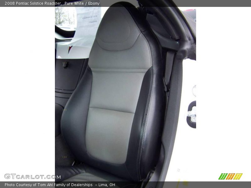 Pure White / Ebony 2008 Pontiac Solstice Roadster