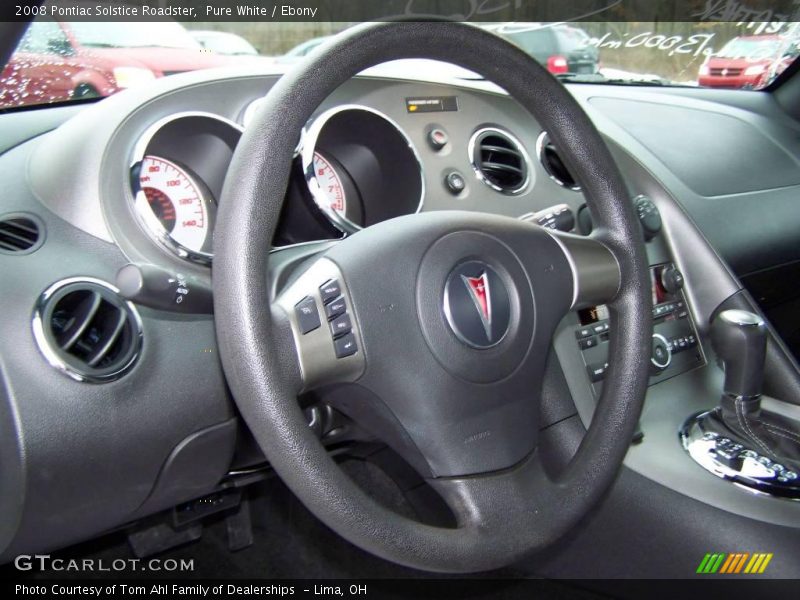 Pure White / Ebony 2008 Pontiac Solstice Roadster