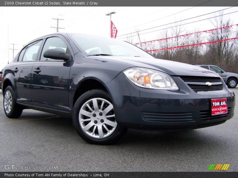 Slate Metallic / Gray 2009 Chevrolet Cobalt LS Sedan