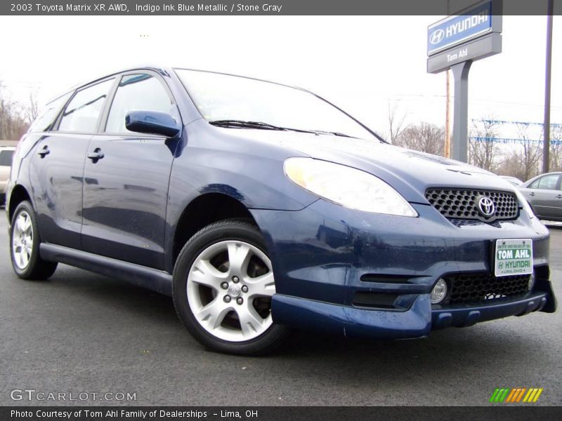 Indigo Ink Blue Metallic / Stone Gray 2003 Toyota Matrix XR AWD
