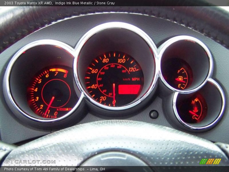Indigo Ink Blue Metallic / Stone Gray 2003 Toyota Matrix XR AWD