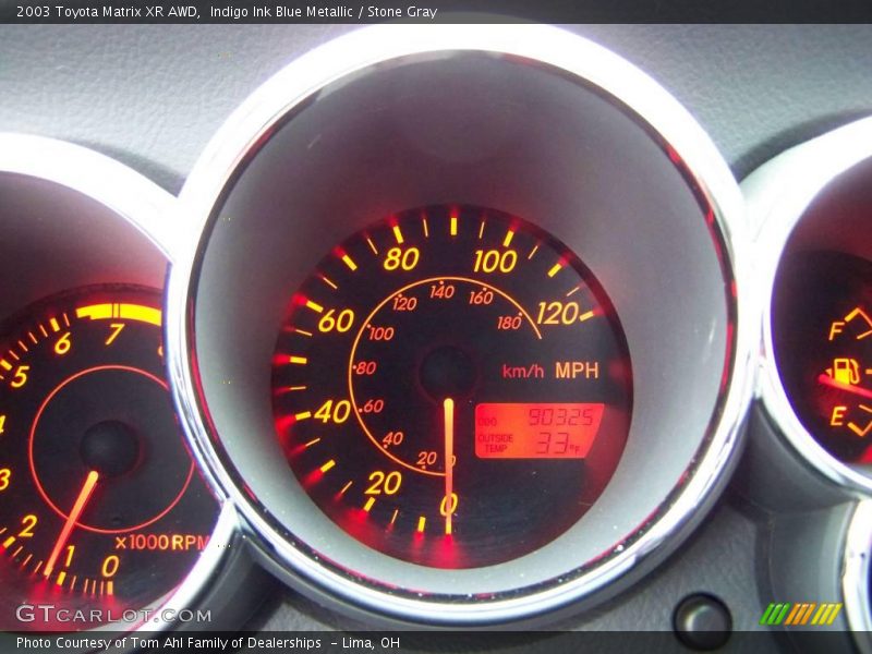Indigo Ink Blue Metallic / Stone Gray 2003 Toyota Matrix XR AWD