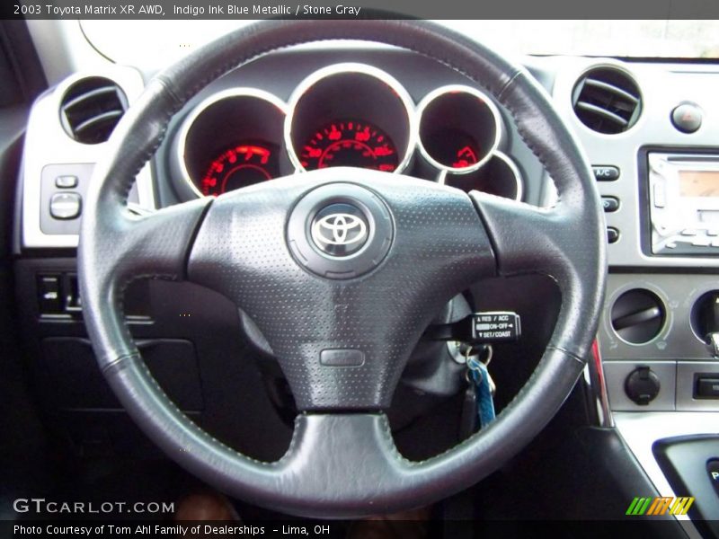 Indigo Ink Blue Metallic / Stone Gray 2003 Toyota Matrix XR AWD