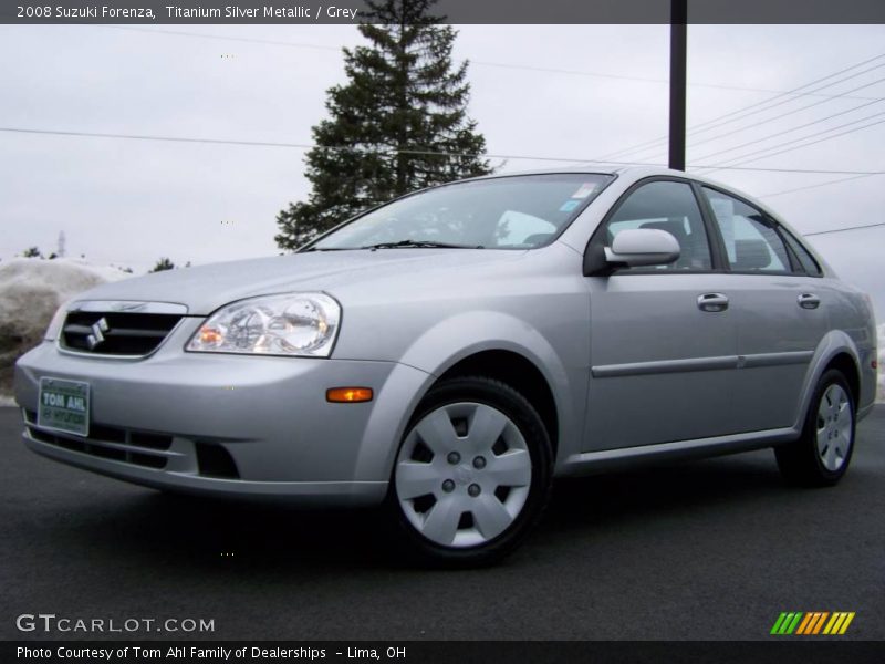 Titanium Silver Metallic / Grey 2008 Suzuki Forenza