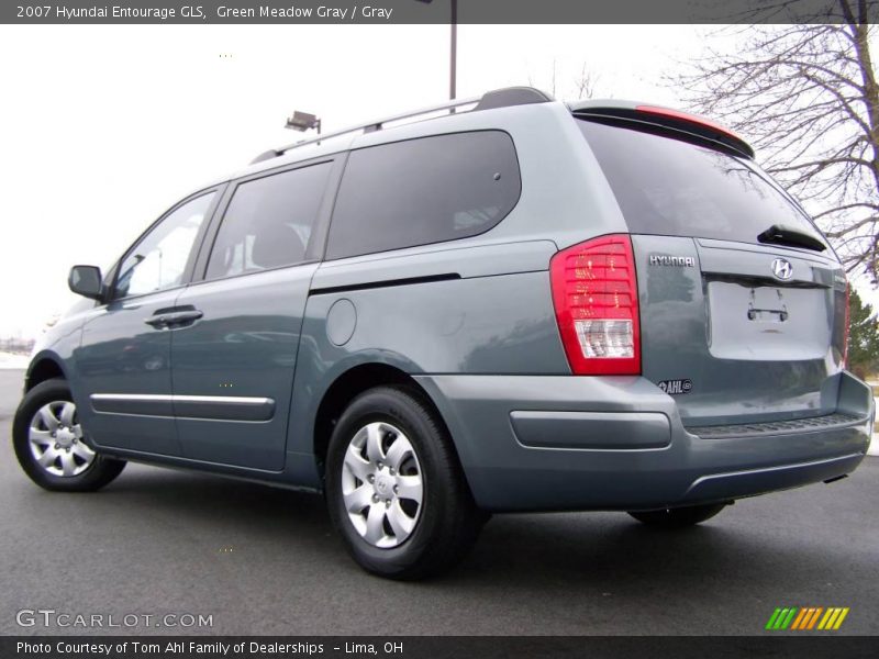 Green Meadow Gray / Gray 2007 Hyundai Entourage GLS
