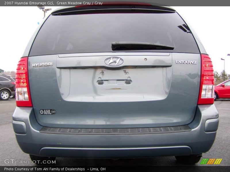 Green Meadow Gray / Gray 2007 Hyundai Entourage GLS