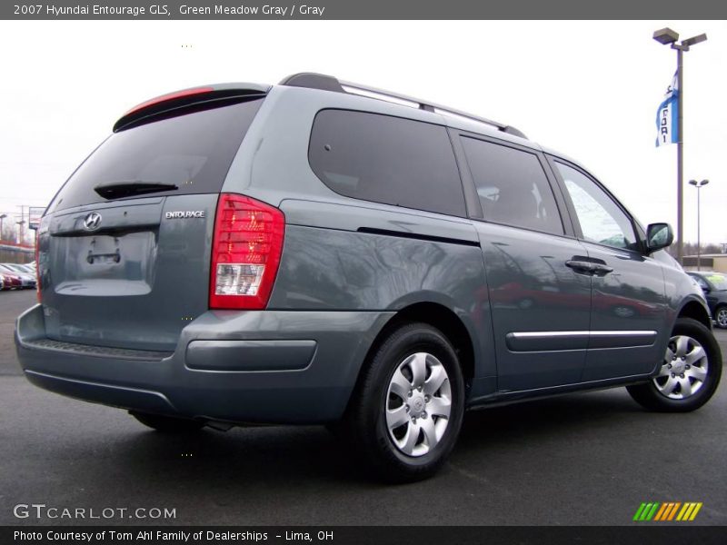 Green Meadow Gray / Gray 2007 Hyundai Entourage GLS