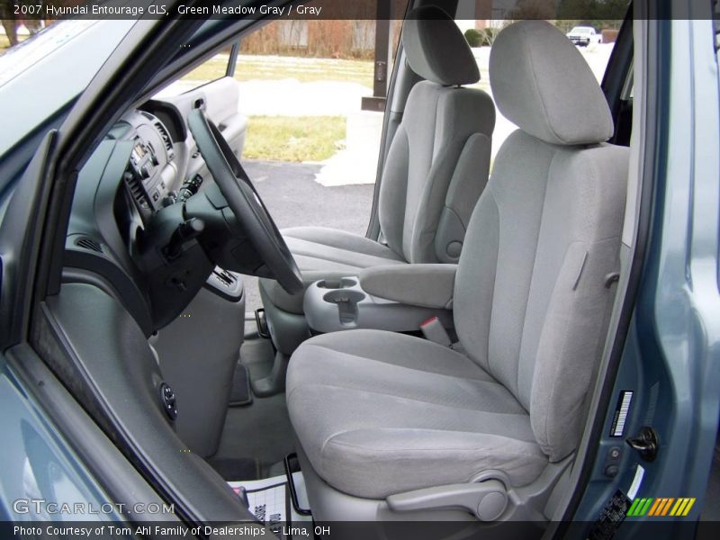 Green Meadow Gray / Gray 2007 Hyundai Entourage GLS
