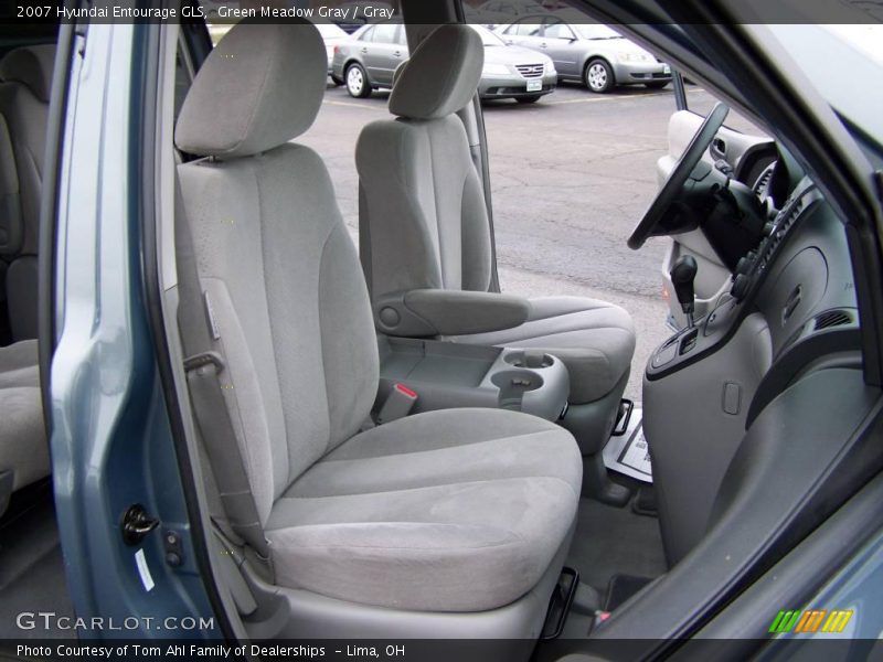 Green Meadow Gray / Gray 2007 Hyundai Entourage GLS