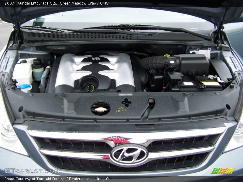 Green Meadow Gray / Gray 2007 Hyundai Entourage GLS