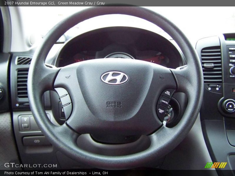Green Meadow Gray / Gray 2007 Hyundai Entourage GLS