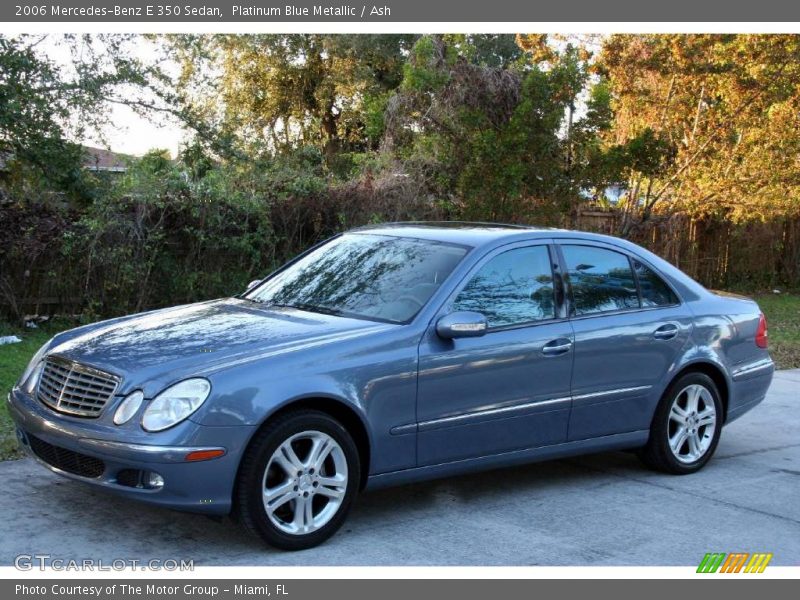 Platinum Blue Metallic / Ash 2006 Mercedes-Benz E 350 Sedan