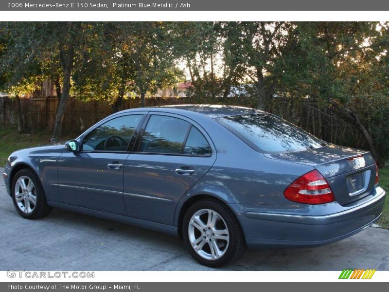 Platinum Blue Metallic / Ash 2006 Mercedes-Benz E 350 Sedan