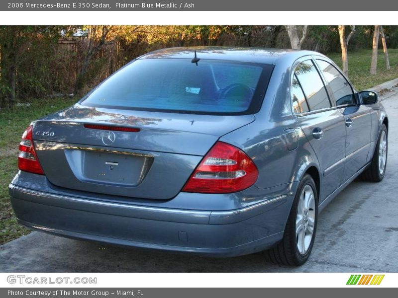 Platinum Blue Metallic / Ash 2006 Mercedes-Benz E 350 Sedan