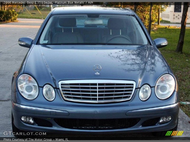 Platinum Blue Metallic / Ash 2006 Mercedes-Benz E 350 Sedan