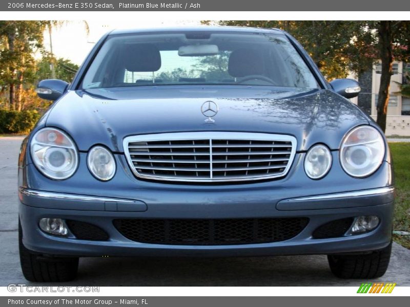 Platinum Blue Metallic / Ash 2006 Mercedes-Benz E 350 Sedan