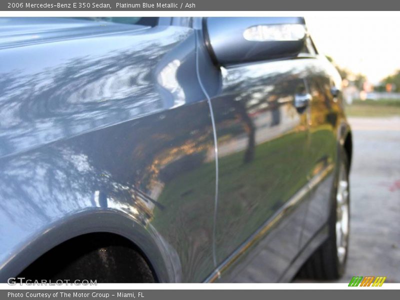 Platinum Blue Metallic / Ash 2006 Mercedes-Benz E 350 Sedan