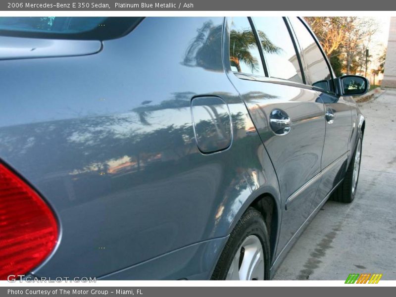 Platinum Blue Metallic / Ash 2006 Mercedes-Benz E 350 Sedan