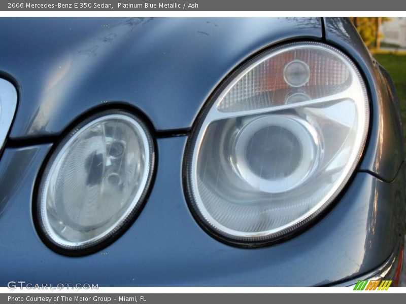 Platinum Blue Metallic / Ash 2006 Mercedes-Benz E 350 Sedan