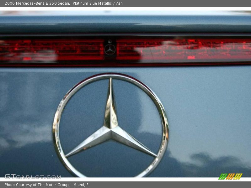 Platinum Blue Metallic / Ash 2006 Mercedes-Benz E 350 Sedan