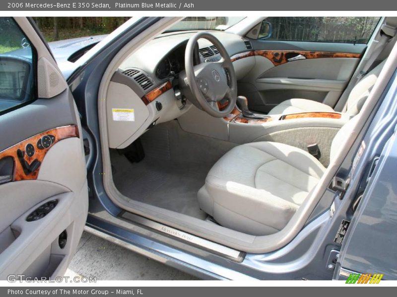 Platinum Blue Metallic / Ash 2006 Mercedes-Benz E 350 Sedan