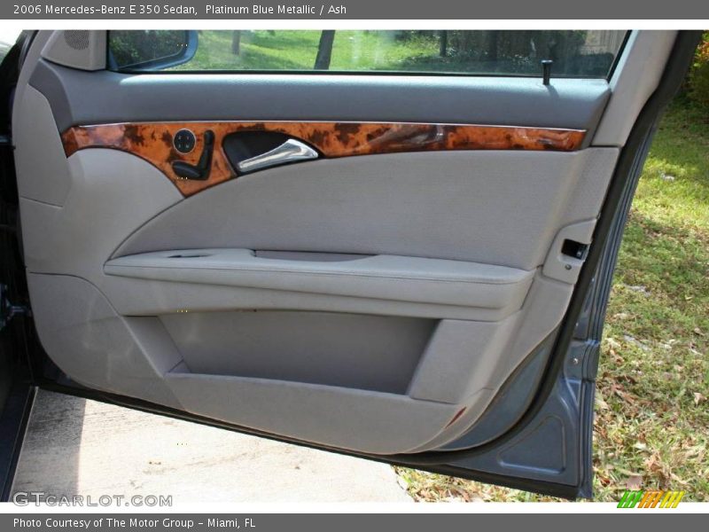 Platinum Blue Metallic / Ash 2006 Mercedes-Benz E 350 Sedan