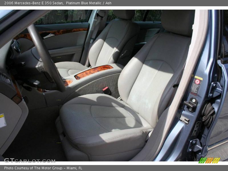 Platinum Blue Metallic / Ash 2006 Mercedes-Benz E 350 Sedan
