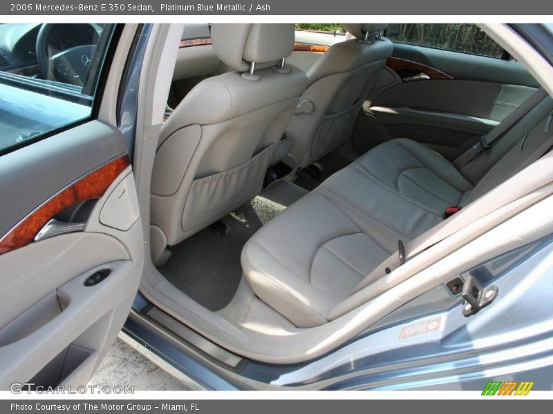 Platinum Blue Metallic / Ash 2006 Mercedes-Benz E 350 Sedan