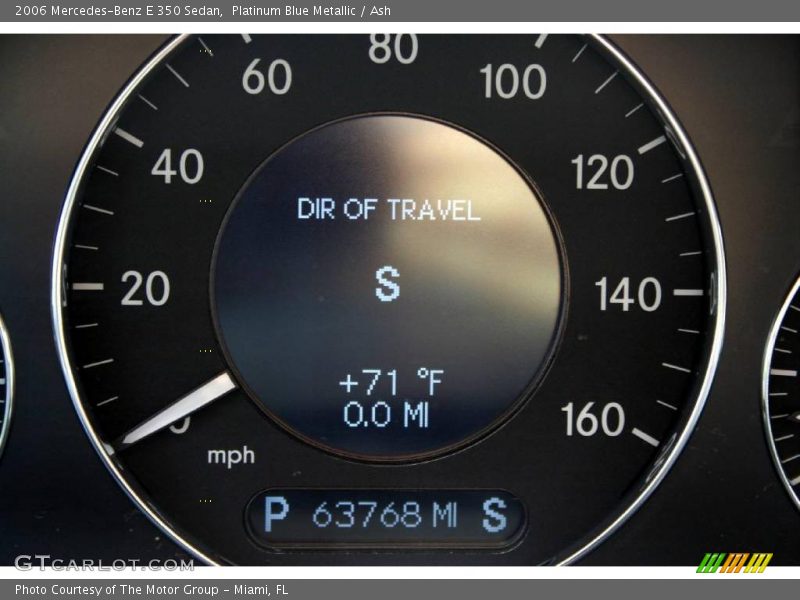 Platinum Blue Metallic / Ash 2006 Mercedes-Benz E 350 Sedan