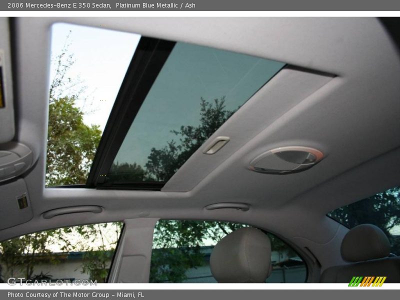 Platinum Blue Metallic / Ash 2006 Mercedes-Benz E 350 Sedan