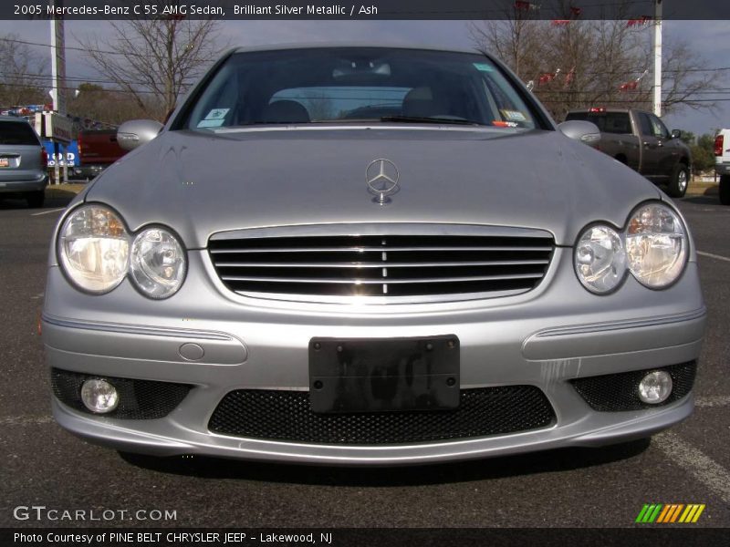 Brilliant Silver Metallic / Ash 2005 Mercedes-Benz C 55 AMG Sedan