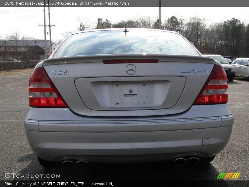 Brilliant Silver Metallic / Ash 2005 Mercedes-Benz C 55 AMG Sedan