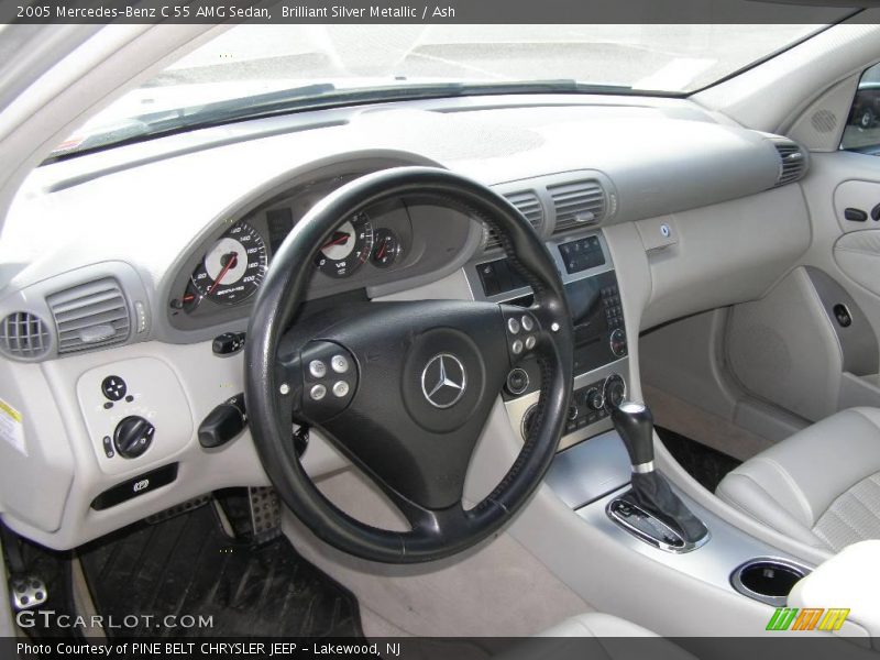 Brilliant Silver Metallic / Ash 2005 Mercedes-Benz C 55 AMG Sedan