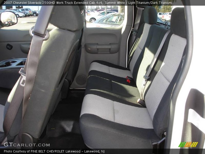 Summit White / Light Titanium/Dark Titanium 2007 Chevrolet Silverado 2500HD Work Truck Extended Cab 4x4