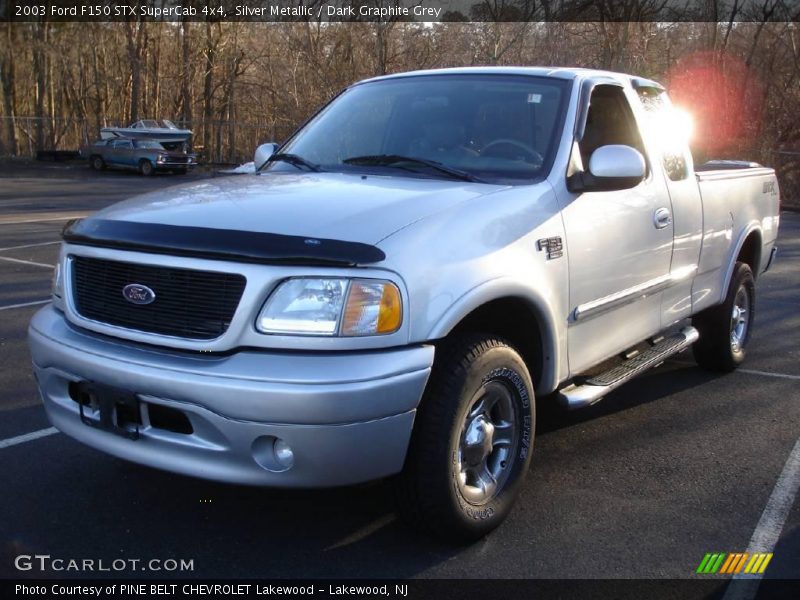 Silver Metallic / Dark Graphite Grey 2003 Ford F150 STX SuperCab 4x4
