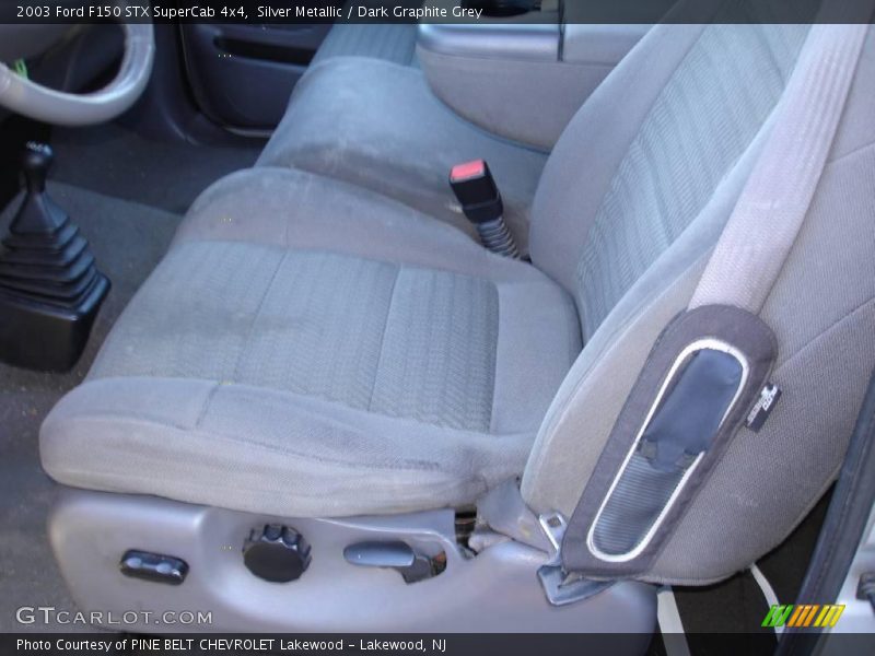 Silver Metallic / Dark Graphite Grey 2003 Ford F150 STX SuperCab 4x4