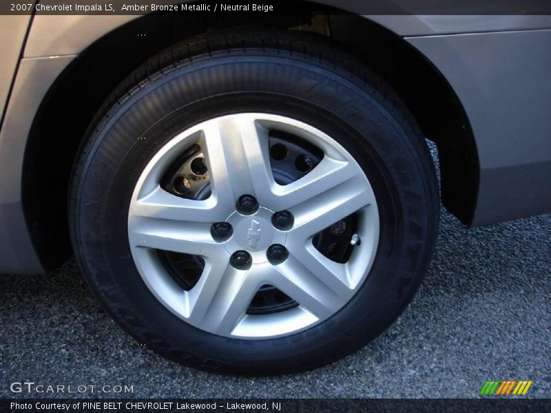 Amber Bronze Metallic / Neutral Beige 2007 Chevrolet Impala LS