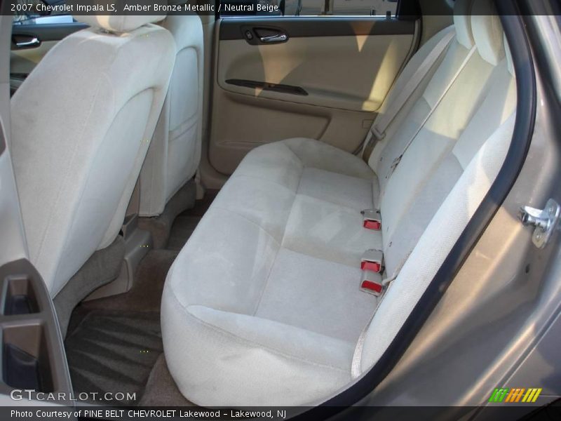 Amber Bronze Metallic / Neutral Beige 2007 Chevrolet Impala LS