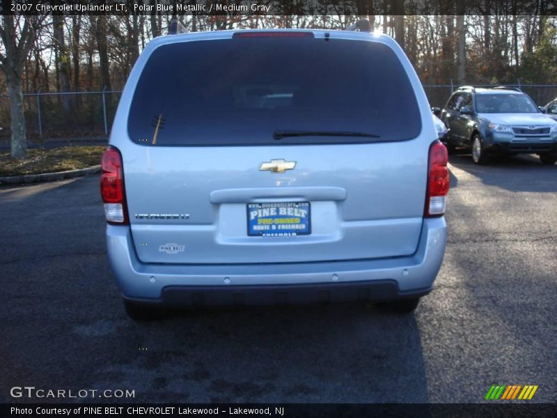 Polar Blue Metallic / Medium Gray 2007 Chevrolet Uplander LT