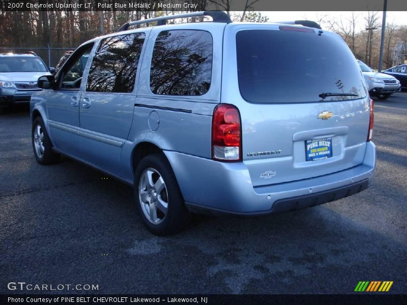 Polar Blue Metallic / Medium Gray 2007 Chevrolet Uplander LT