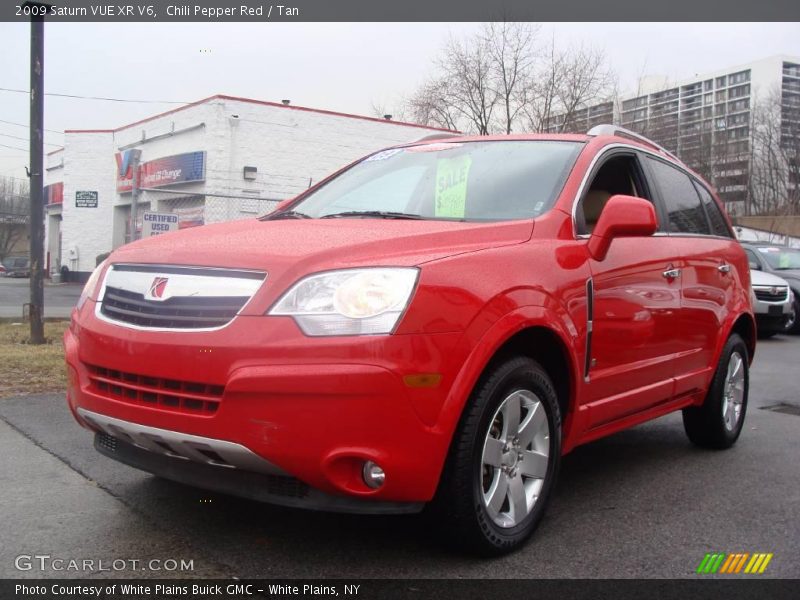 Chili Pepper Red / Tan 2009 Saturn VUE XR V6