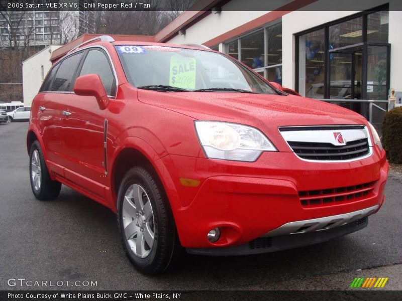 Chili Pepper Red / Tan 2009 Saturn VUE XR V6