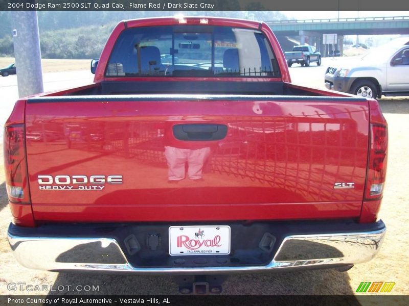 Flame Red / Dark Slate Gray 2004 Dodge Ram 2500 SLT Quad Cab