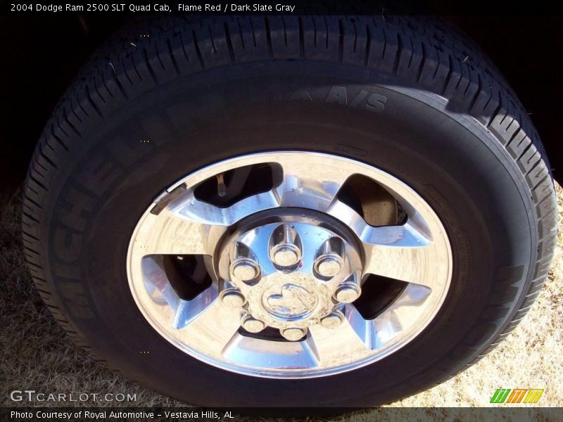 Flame Red / Dark Slate Gray 2004 Dodge Ram 2500 SLT Quad Cab