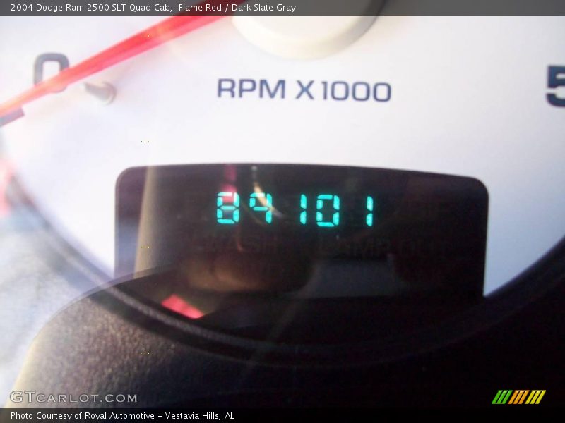 Flame Red / Dark Slate Gray 2004 Dodge Ram 2500 SLT Quad Cab