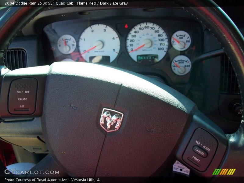 Flame Red / Dark Slate Gray 2004 Dodge Ram 2500 SLT Quad Cab