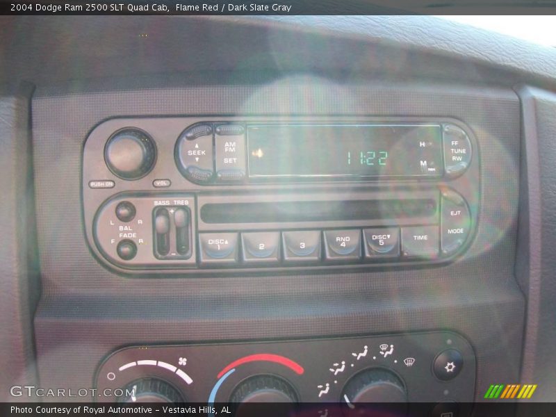 Flame Red / Dark Slate Gray 2004 Dodge Ram 2500 SLT Quad Cab
