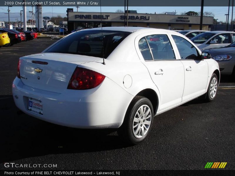 Summit White / Gray 2009 Chevrolet Cobalt LT Sedan