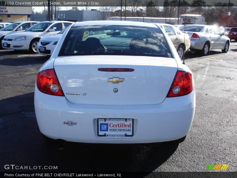 Summit White / Gray 2009 Chevrolet Cobalt LT Sedan