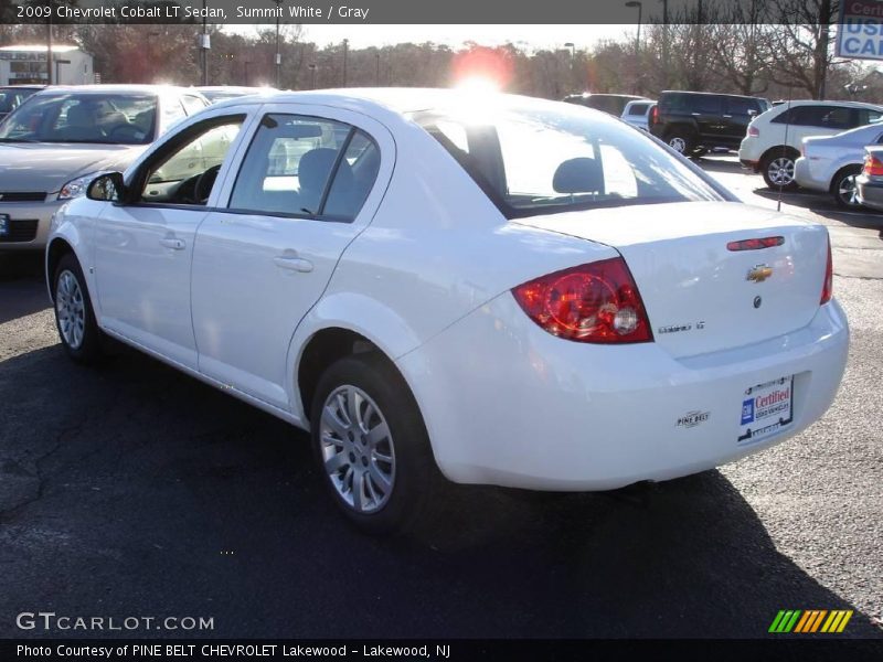 Summit White / Gray 2009 Chevrolet Cobalt LT Sedan